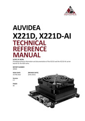 Auvidea X221D Reference Manual
