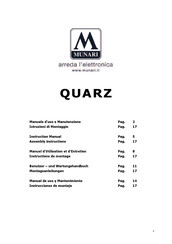 MUNARI QUARTZ QZ153 V Series Instruction Manual