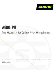 Shure A900B-R-PM Manual