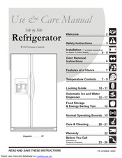 Frigidaire FSC23R5DSB5 Use & Care Manual