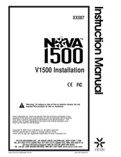 Vicon NOVA V1500 Instruction Manual