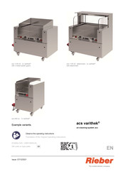 Rieber varithek acs 1100 d3 User Manual