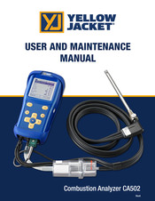 yellow jacket CA502 User And Maintenance Manual