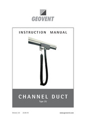 Geovent 25 Instruction Manual