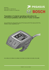 Bosch 23-15-2160 Manual