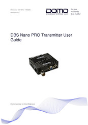 Domo DBS Nano PRO TX User Manual