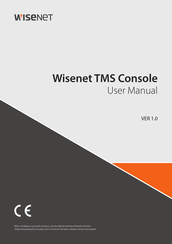 Wisenet TMS Console User Manual