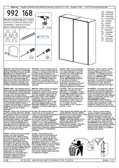 Oeseder Möbelindustrie 992 168 Assembly Instructions Manual