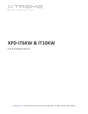 Xtreme XPD-IT6KW User & Installation Manual
