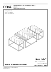 Next SELBY 844040 Assembly Instructions Manual