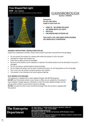 Gainsborough K904 Assembly Instructions/Instructions For Use