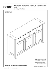 Next 939321 Assembly Instructions Manual
