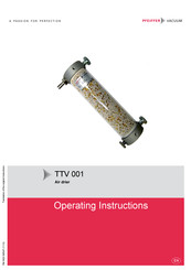 Pfeiffer TTV 001 Operating Instructions Manual