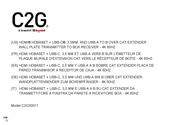 LEGRAND C2G30011 Manual