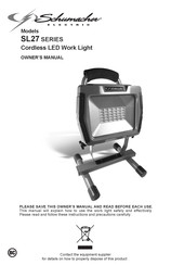 Schumacher Electric SL27 Series Owner's Manual