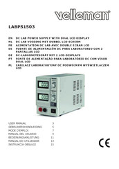 Velleman LABPS1503 User Manual