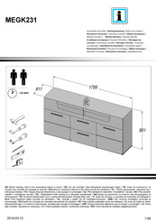 möbelando MEGK231 Assembling Instruction