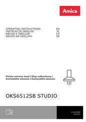 Amica OKS6512SB STUDIO Operating Instructions Manual