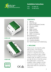 ektor EV-WAC-INT2C Installation Instructions Manual