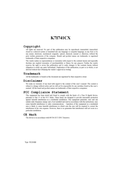 Albatron K7I741CX User Manual