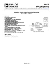 Analog Devices AN-826 Application Note