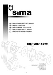 Sima TRENCHER 60/70 FE G13H Original User Manual