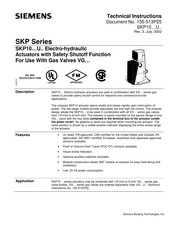 Siemens SKP Series Technical Instructions