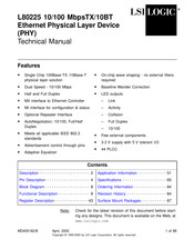 LSI L80225 Technical Manual
