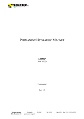 TECNOTER LQMP User Manual
