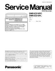 Panasonic DMR-ES16PL Service Manual