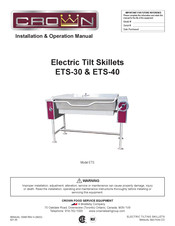 Crown ETS-30 Installation & Operation Manual