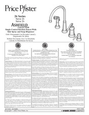 Black & Decker Price Pfister Ashfield GT26-4YPC Manual