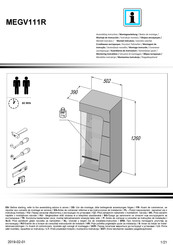 möbelando Iwaniska I MEGV111R Assembling Instruction