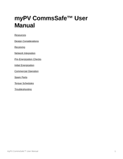 MYPV CommsSafe AC-1.5K User Manual