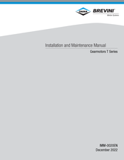 brevini DANA TT17.00 Installation And Maintenance Manual