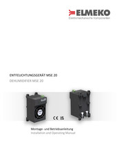ELMEKO MSE 20 Installation And Operating Manual