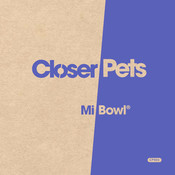 Closer pets MiBowl CP500 Manual