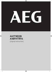 AEG AHT1852B Original Instructions Manual