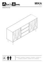 Alice's Home Mika IMKBUFFET160GW Manual