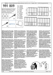 Oeseder Möbelindustrie 991 809 Assembly Instructions Manual