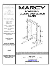 Marcy SM-7232 Assembly & Owners Manual