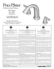 Price Pfister KENZO RT6 Series Quick Start Manual