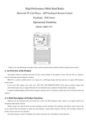 HanRongDa HRD-787 Operational Manuallines