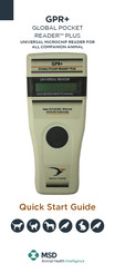 MSD GPR+ Quick Start Manual