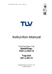 TLV QuickTrap FS21-L Instruction Manual