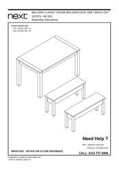 Next MALVERN 481592 Assembly Instructions Manual