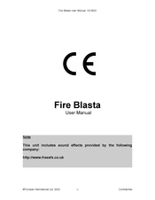 Tornado Fire Blasta User Manual