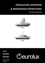 Eurolux ERC60X Installation, Operation & Maintenance Instructions Manual