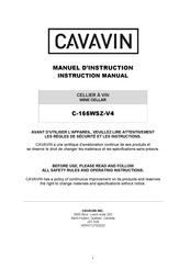 Cavavin C-166WSZ-V4 Instruction Manual