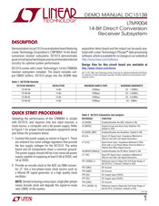 Linear Technology DC1513B Demo Manual